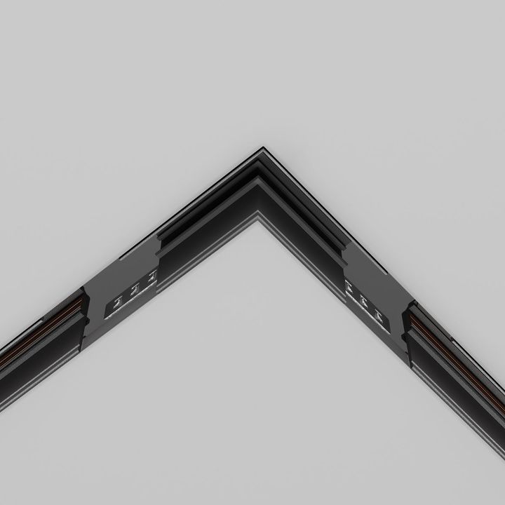 Коннектор L-образный Maytoni Technical Exility Busbur TRACL034-42B-R