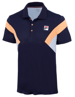 Теннисное поло Fila Polo Adrian - navy