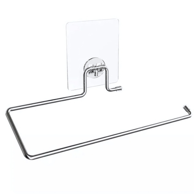 Держатель самоклеящийся для бумажных полотенец, нерж.