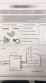 Мультимедиа блок для Toyota Camry 75 2020-2022 c 7" экраном - Radiola RDL-04-8/128 на Android 12, ТОП процессор, Carplay, 4G SIM-слот, 8/128ГБ