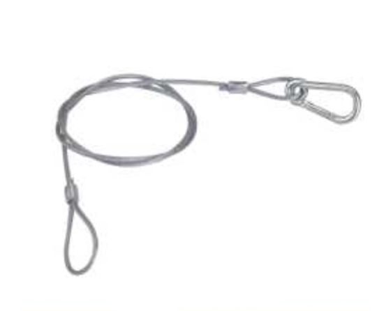 Страховочный трос, 760мм, 40кг, Laudio BXS03S760-PVC