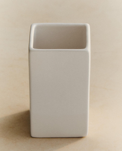 Zara Home стакан для ванной комнаты, фаянс, белый