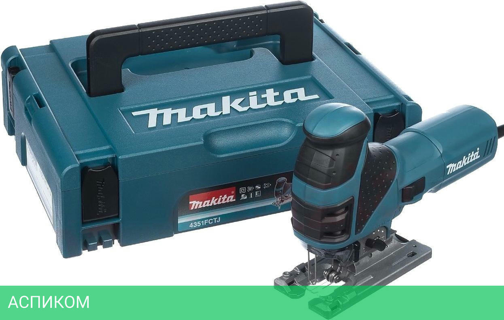 Электролобзик Makita 4351FCTJ кейс + набор пилок
