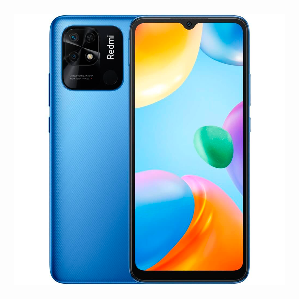 Смартфон Xiaomi Redmi 10C 4/64GB, Ocean Blue (Морской синий)