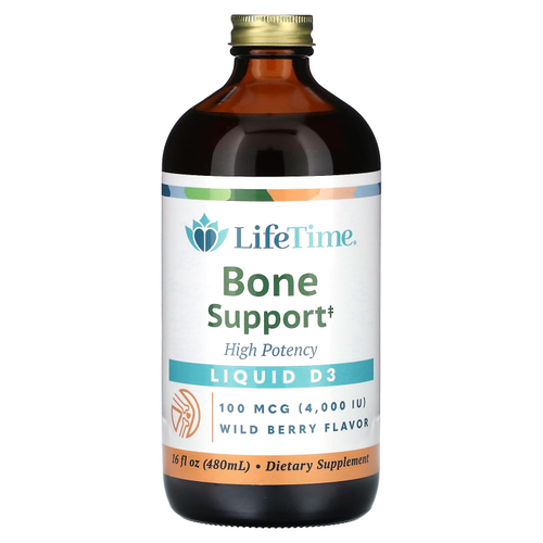 LifeTime Vitamins, Liquid D3, высокая эффективность, лесные ягоды, 100 мкг (4000 МЕ), 480 мл (16 жидк. унц.)