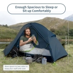 ПАЛАТКА NATUREHIKE СВЕРХЛЕГКАЯ + КОВРИК NH18A095-D, 20D