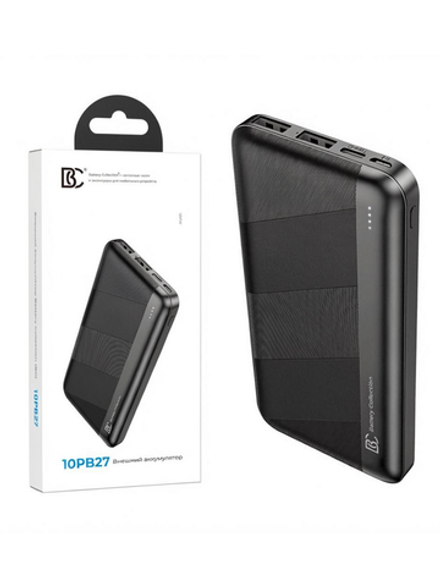 Внешний Аккумулятор (Power Bank) BC 10PB27 10000 mAh (10W, 2USB, MicroUSB, Type-C, LED индикатор)