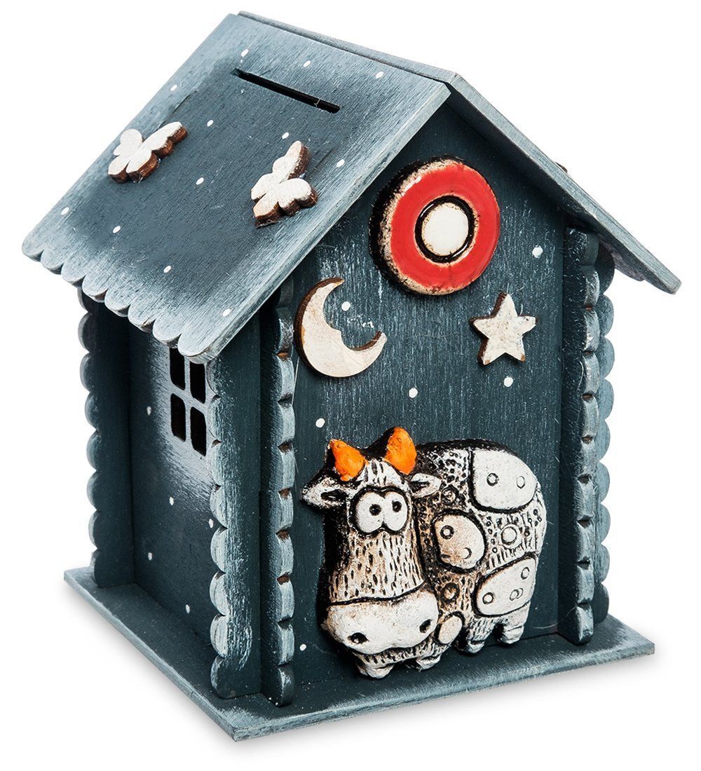 КоКо Шамель KK-651 Копилка-домик «Бык» шамот