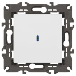 Выключатель ЭРА Elegance 14-1102-01 с подсветкой 10АХ-250В IP20 белый