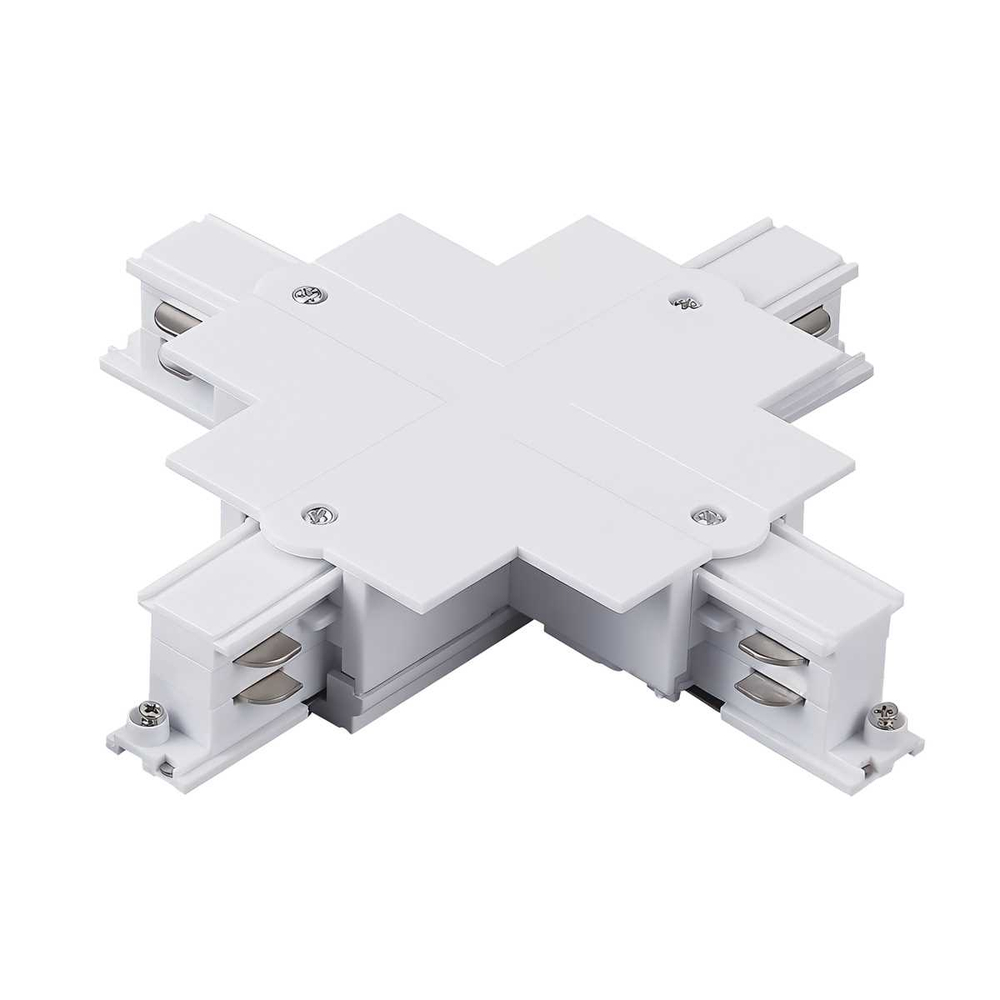 Соединение крестовое встраиваемое с подводом питания к треку 5030xx-R Quattro Lightstar 503146-R