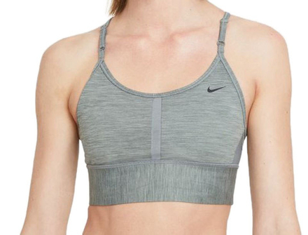 Теннисный бюстгальтер Nike Dri-Fit Indy LL Bra W - grey/pure/black