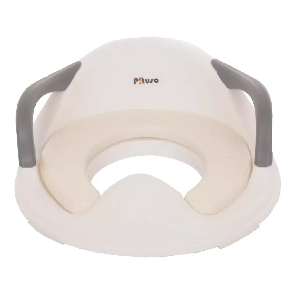PITUSO Накладка на унитаз мягкая со спинкой Grey/Серый