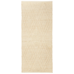 Ковер из шерсти и переработанного хлопка shillong из коллекции ethnic, 70x160см
