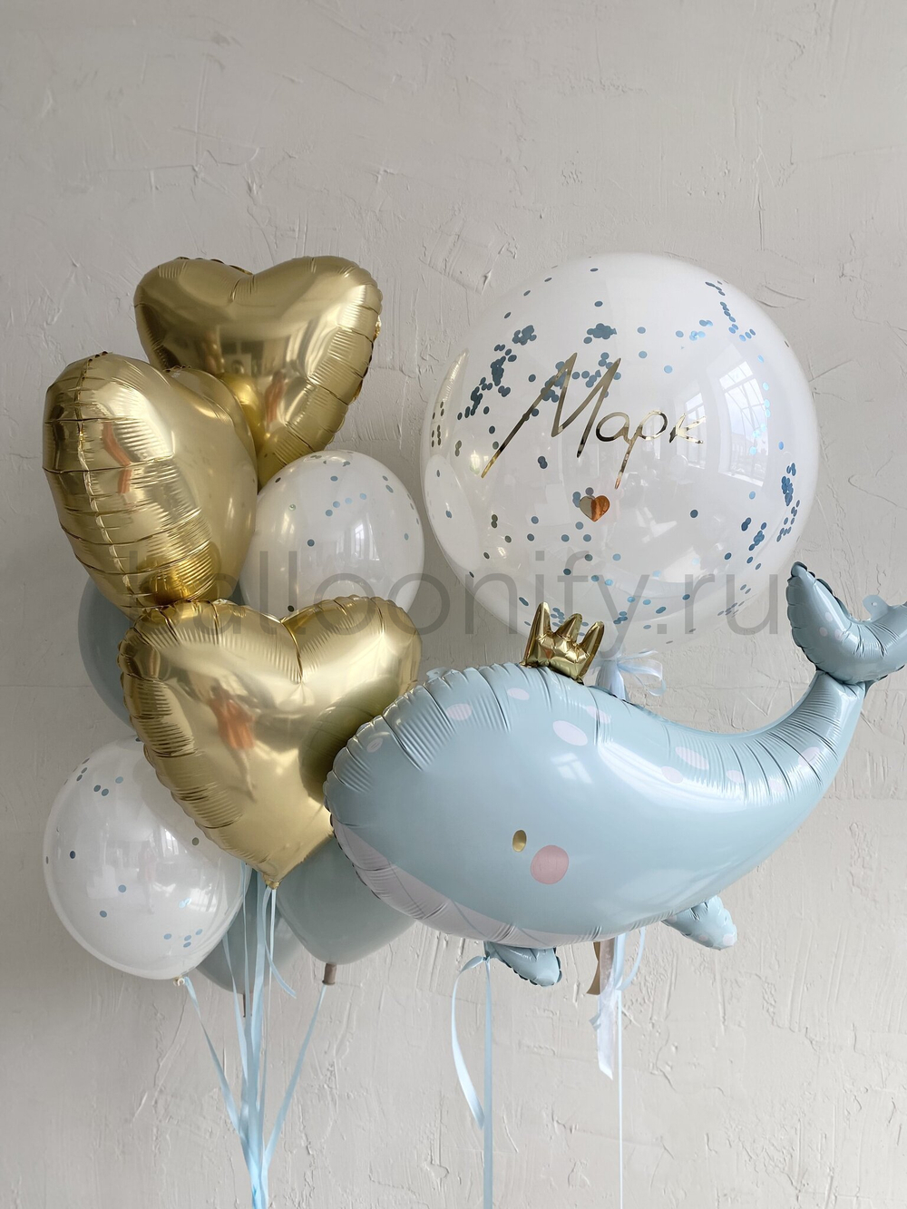 Набор шаров "Королевский кит в небесах"