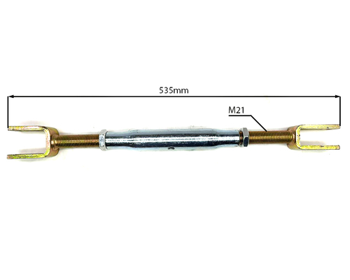Тяга вертикальная (раскос) регулировочная в сборе (винт) 240/244