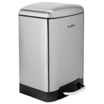 Ведро мусорное с педалью 6 л, крышка с доводчиком, стальное, БЕЗ ОТПЕЧАТКОВ, LAIMA ULTRA