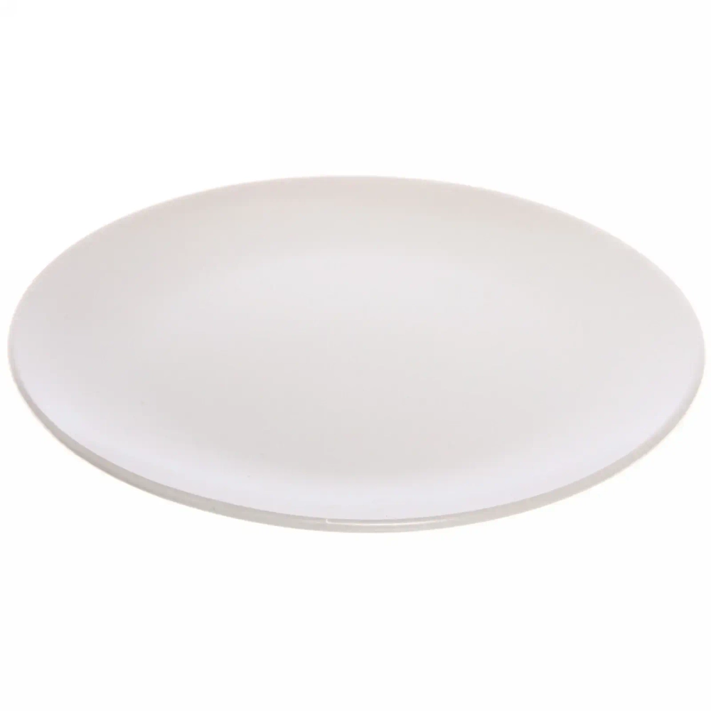 Тарелка керамическая 20см «Матовая глазурь» слоновая кость