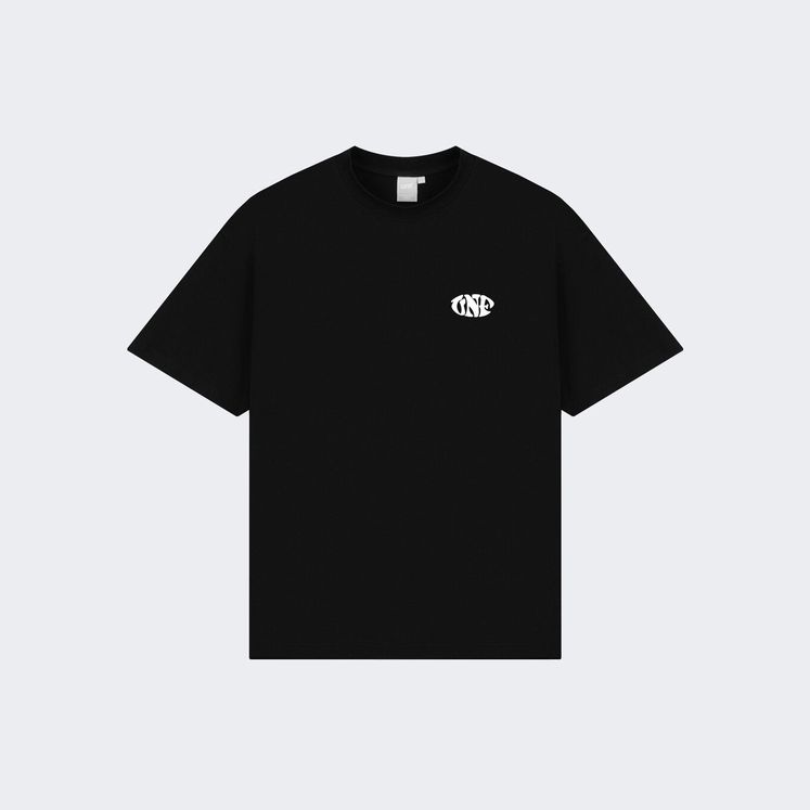 Футболка UNIFORM Heavy Stamp, черный/белый