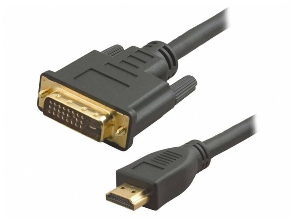 Кабель DVI х HDMI -0,5 метра Gembird(11776) чёрный
