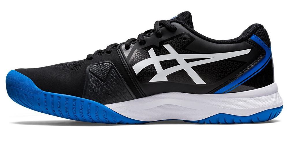 Мужские кроссовки теннисные Asics Gel-Challenger 13 - black/electric blue