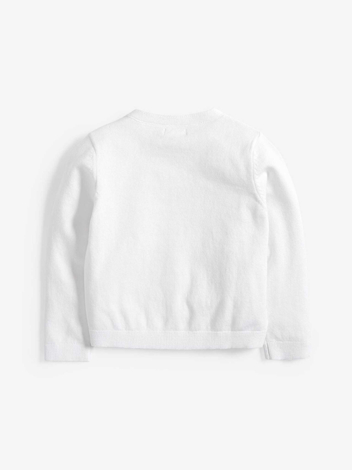 Кардиган для девочки Next 483-693, Белый