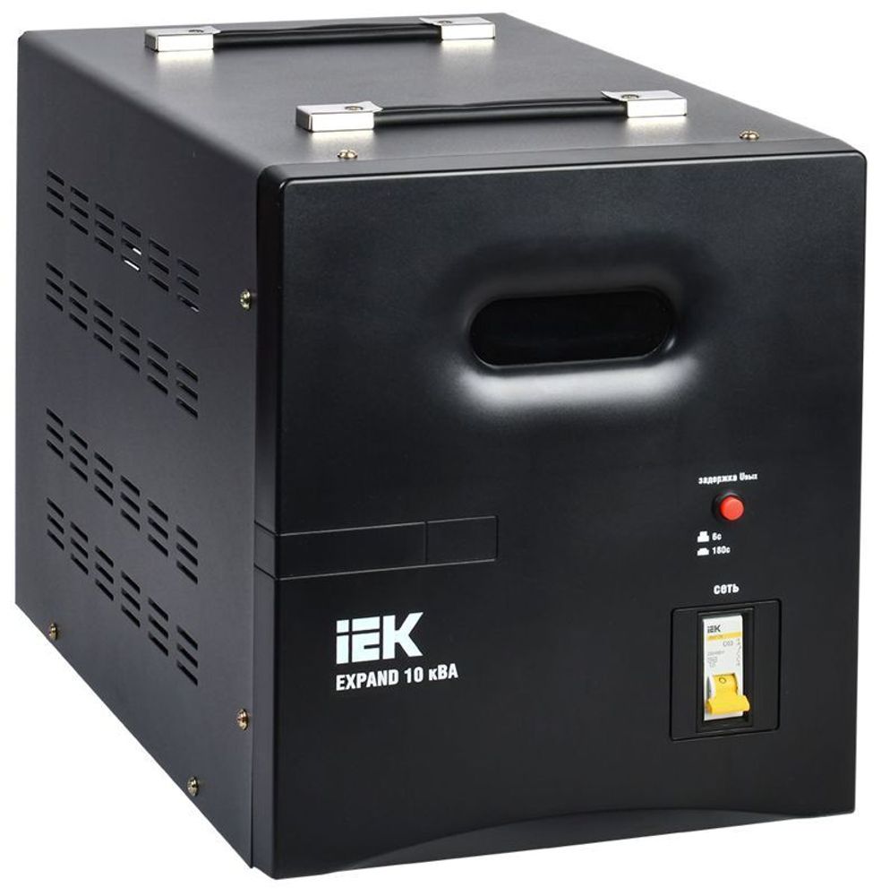 Стабилизатор напряжения 1ф 10кВА EXPAND переносной IEK IVS21-1-010-11 Стабилизатор напряжения 1ф 10кВА EXPAND переносной IEK IVS21-1-010-11