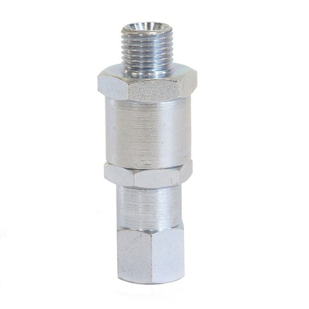 Прямое шарнирное соединение 1/4" для пистолетов консистентной смазки, GARTEC (Италия)