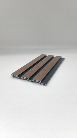 Реечная панель 3Д Prof ПВХ М Орех темный 120х2950 мм