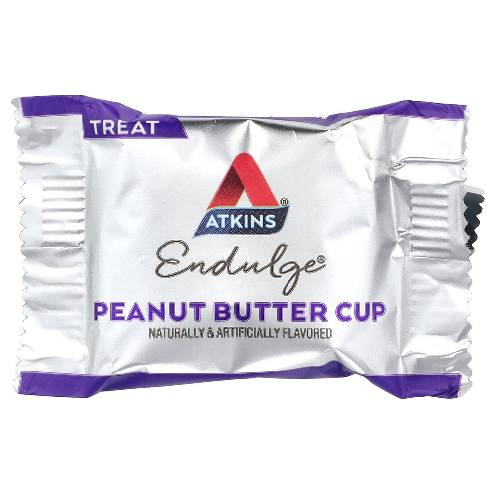 Atkins, Endulge ™, Treat, чашки с арахисовой пастой, 10 чашек по 17 г (0,6 унции)