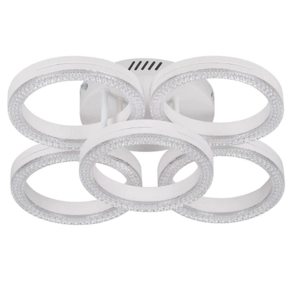 Светильник потолочный светодиодный Rivoli Juniper 6187-701 LED 75Вт 3000-6000К белый с пультом | Rivoli