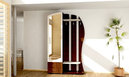 Прихожая БАТИС с зеркалом левая