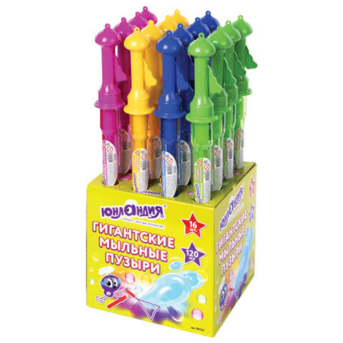 Мыльные пузыри с раскрывающимся механизмом "Волшебная палочка", 120 мл, ЮНЛАНДИЯ