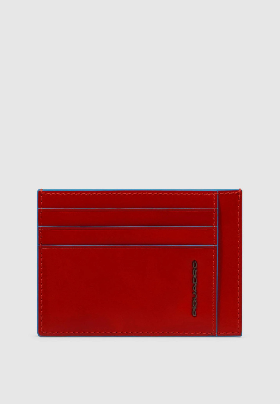 Чехол для кредитных карт Piquadro Blue Square/Cuoio