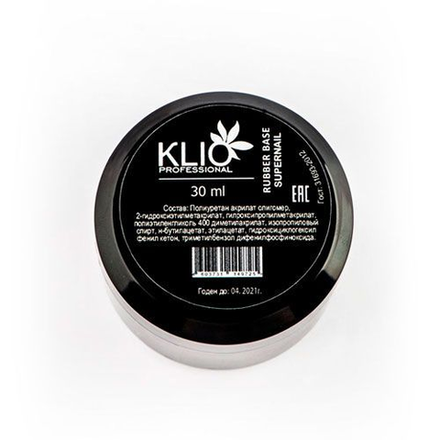 Klio Base SuperNail - Каучуковая база для гель-лака, 30мл