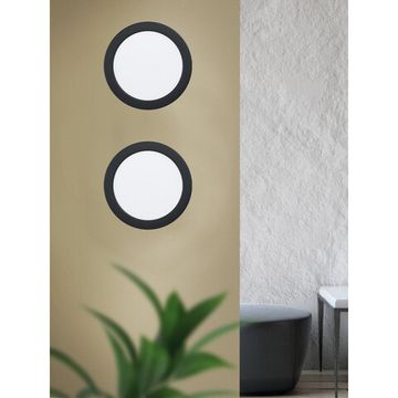 Светодиодный встраиваемый светильник 11W 3000K 99212 черный FUEVA 5 Eglo