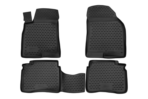 Коврики в салон для HYUNDAI Sonata (V), 2004-2010-, 4 шт. (Повышенная устойчивость, повышенная износостойкость) FORMAT.20.10.210K
