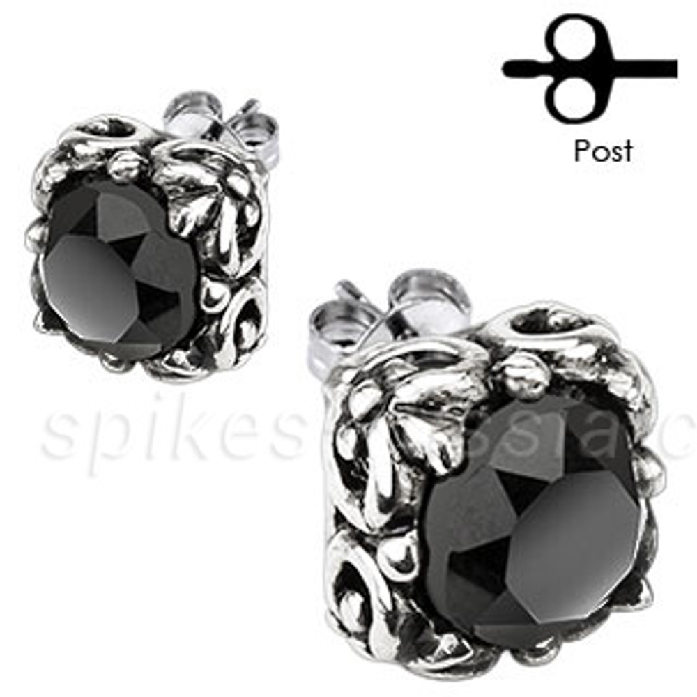 Серьги из стали