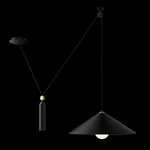 Подвесной светильник Maytoni Peso P080PL-01B черный