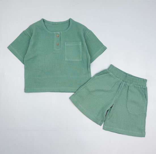 Комплект муслиновый, Шалфей