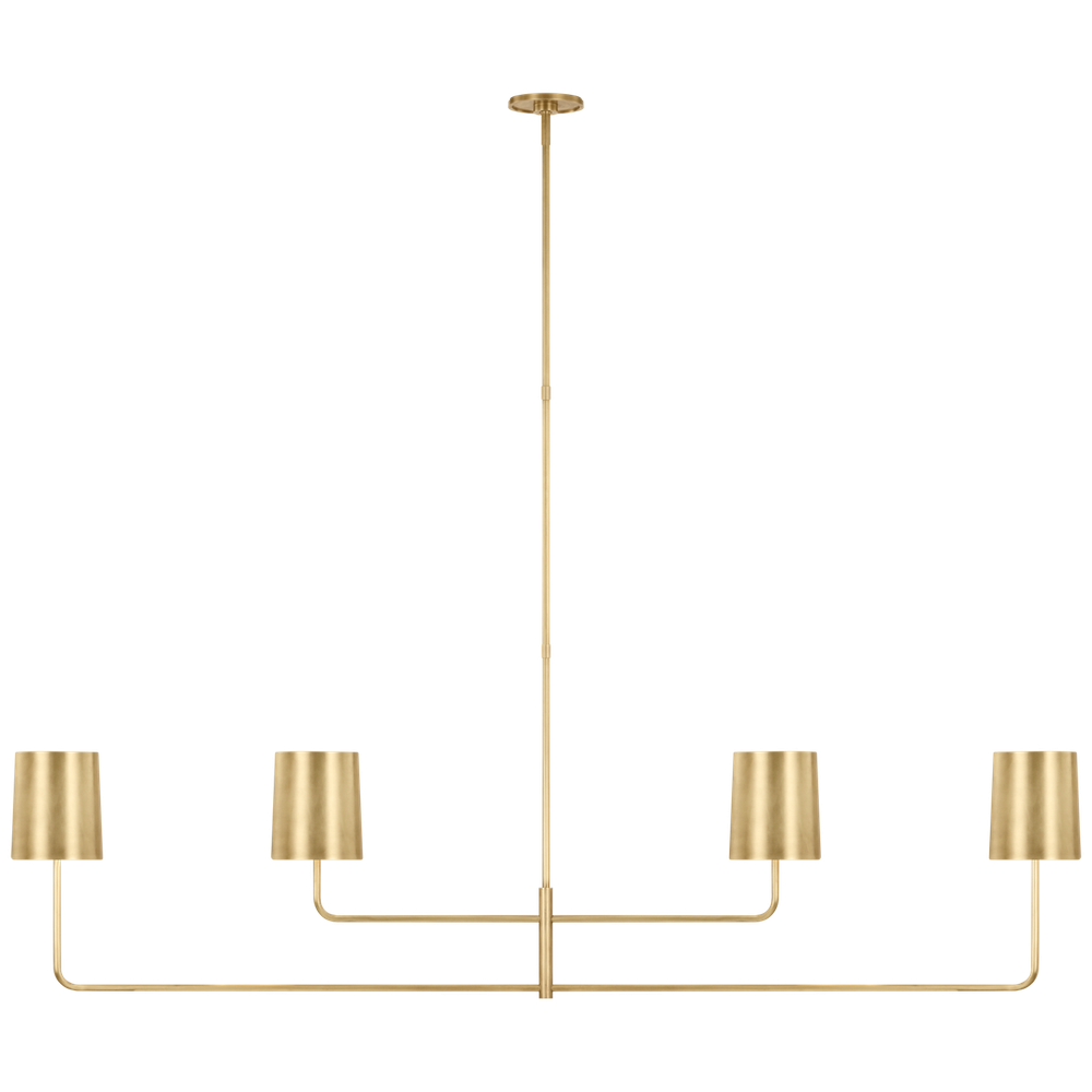 Люстра Visual Comfort Go Lightly 70" Four Light Linear Chandelier (Open Box)