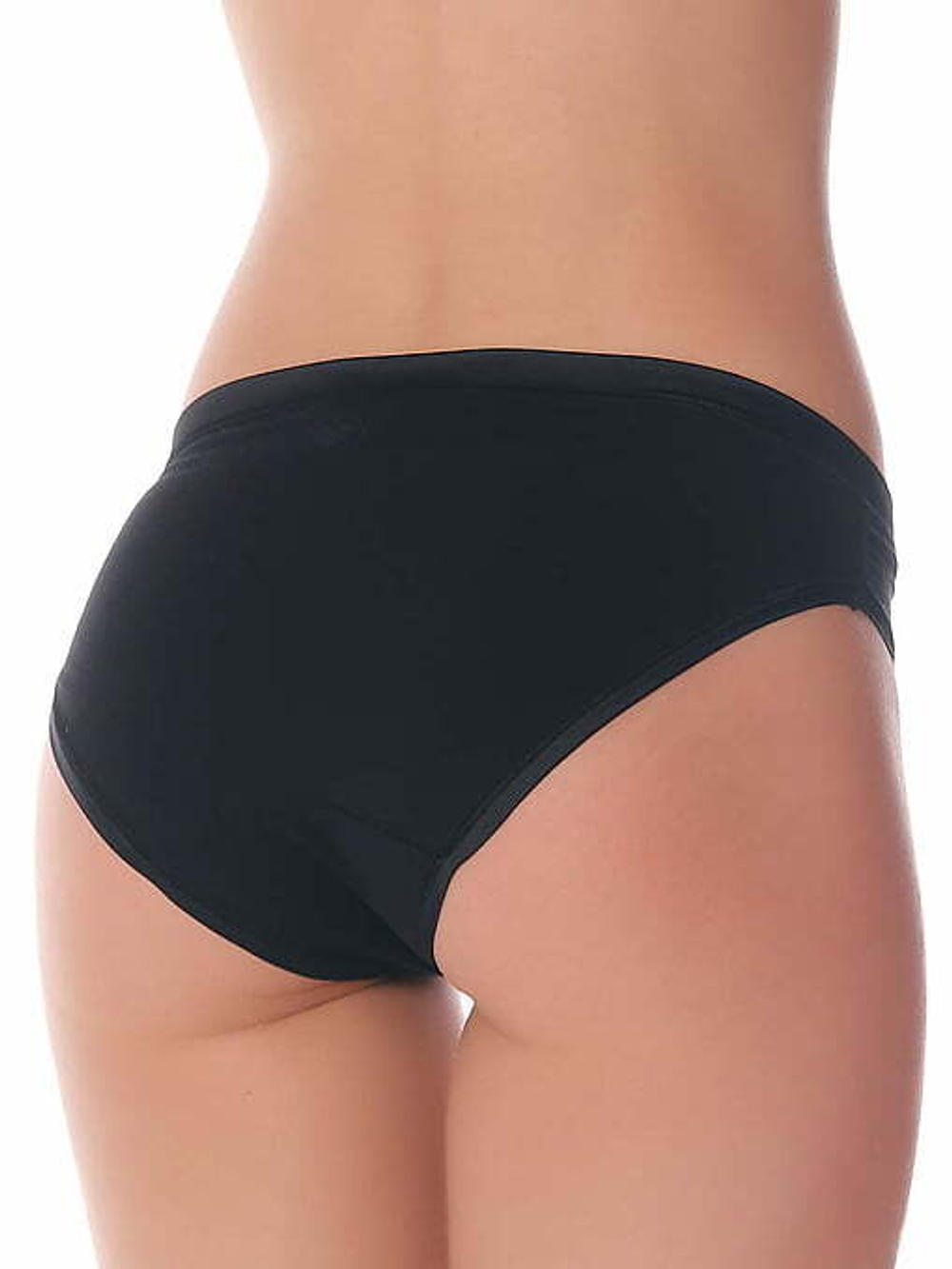 Трусы женские бикини Aura Satin черный