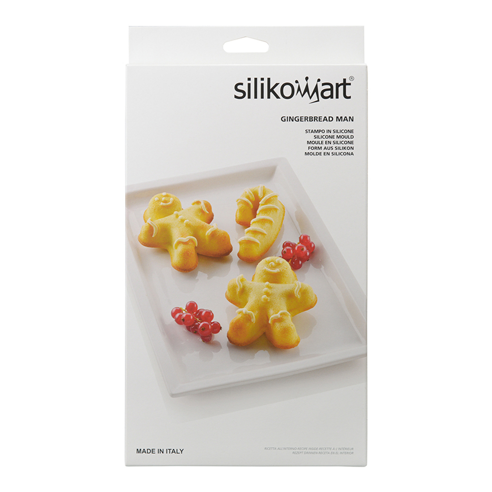 Форма для приготовления печенья Silikomart Ginderbread Man 33.6х18х2.4см силиконовая