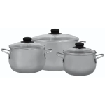 Набор из нержавеющей стали 3 предмета (1,9л; 2,8л; 5,7л) Н-212СП12