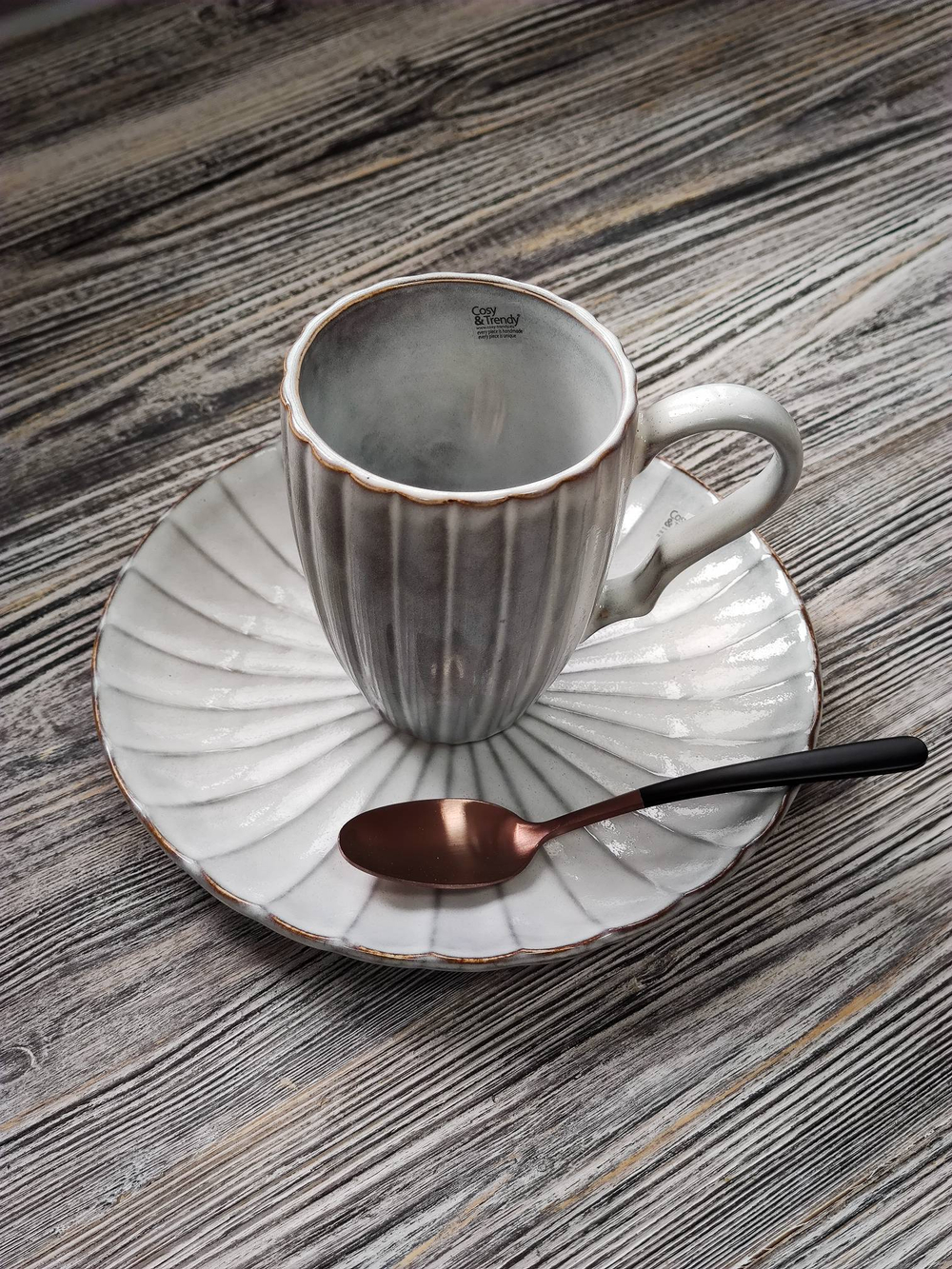 Кружка 360 мл CONCHA GREY