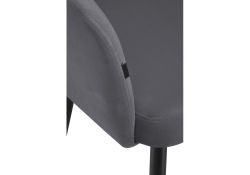 Стул на металлокаркасе Моншау крутящийся velutto 32 / черный