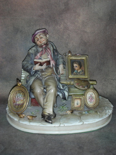 Статуэтка. Фарфор. Художник. Capodimonte. Италия