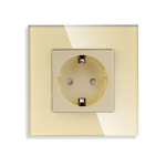 Розетка в рамку 16А M1F ЗОЛОТО