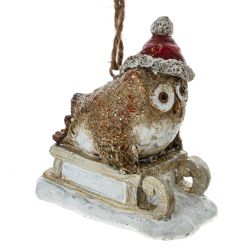 GAEM Изделие декоративное подвесное "Сова", L7,5 W5 H7,5 см, 2в.