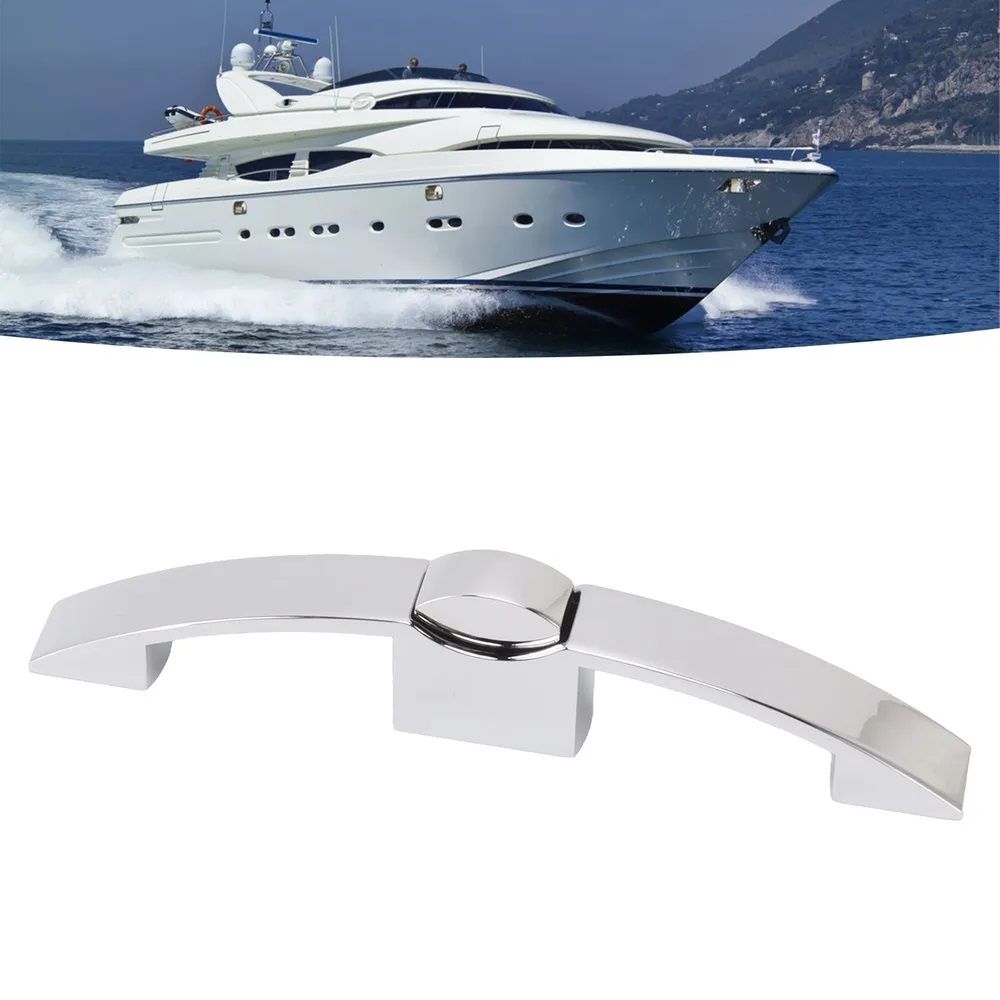Ручка-замок мебельная BL06-128-SN (глянцевый)
