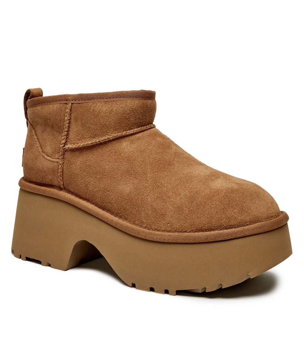 Кожаные угли Classic Ultra Mini New Heights UGG - коричневый(1158311)